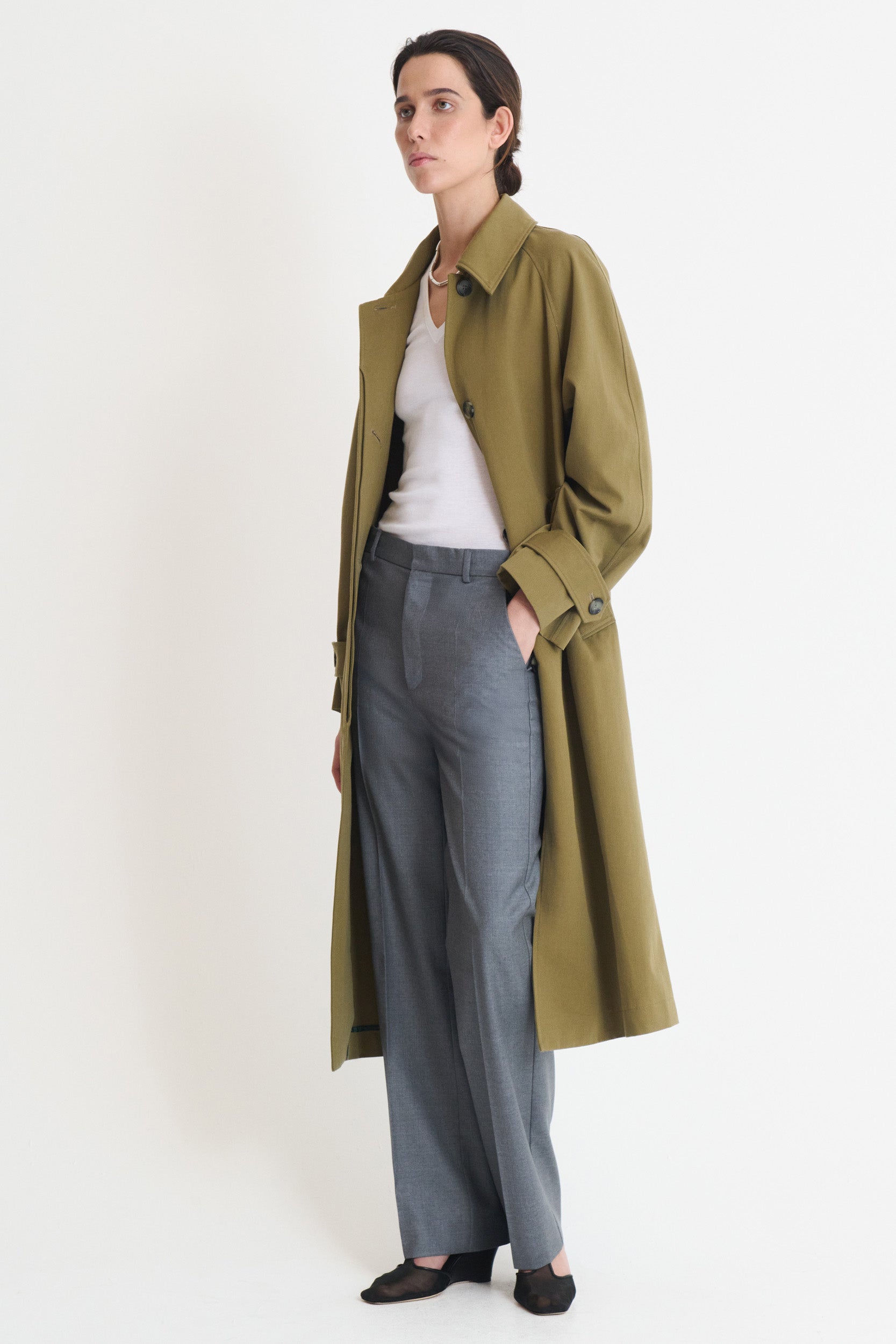 Trench Brume Kaki