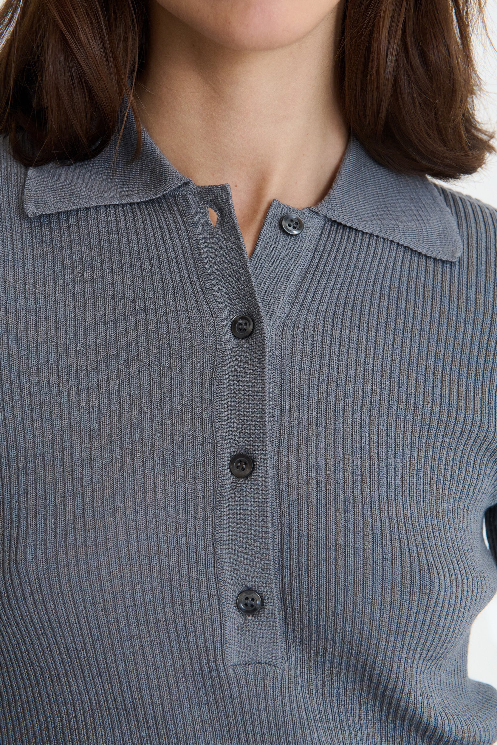 Polo Ecume Gris