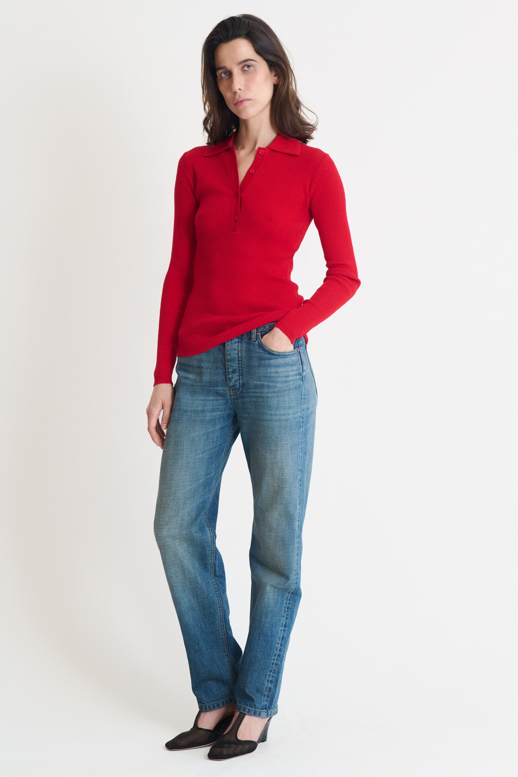 Polo Ecume Rouge