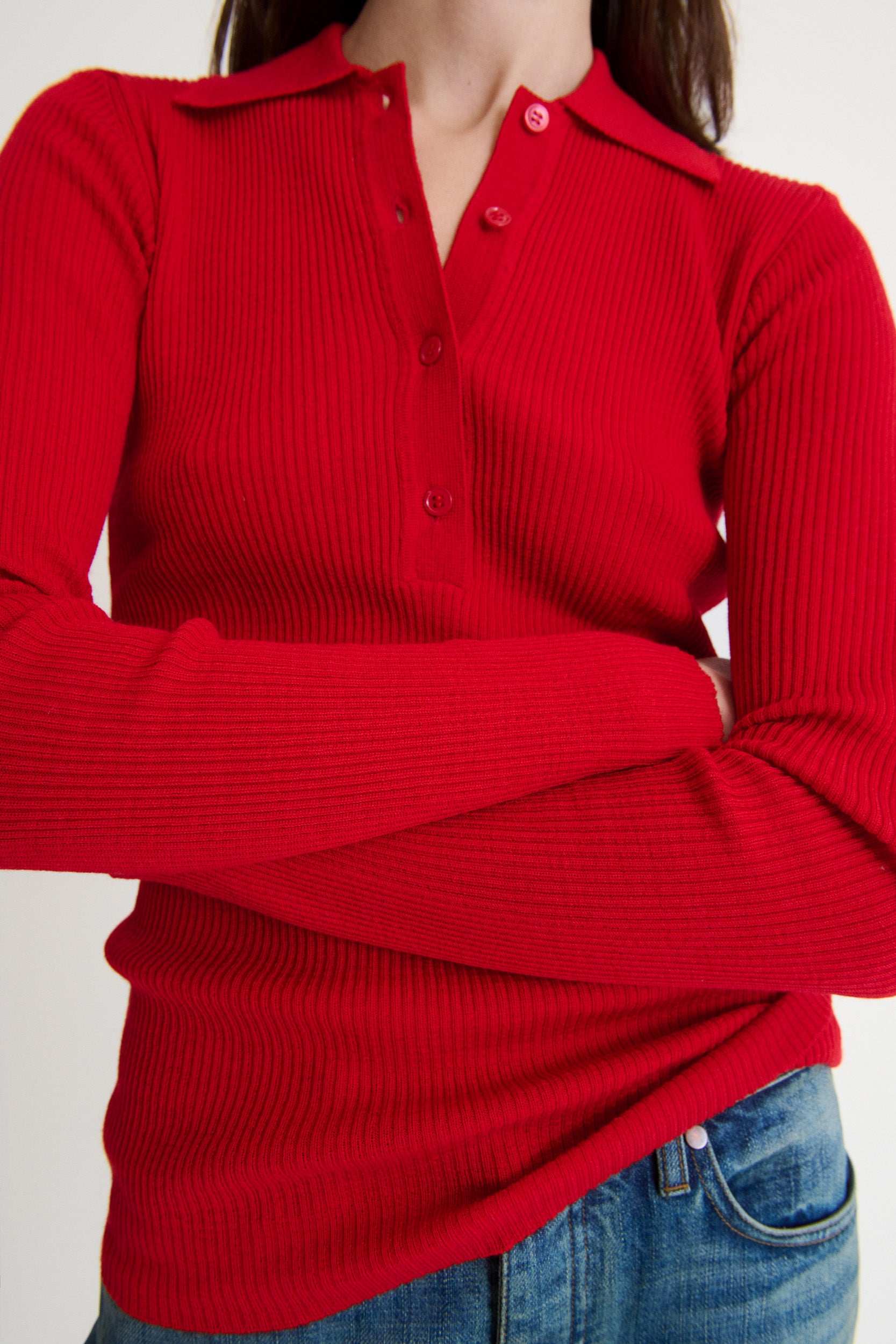 Polo Ecume Rouge