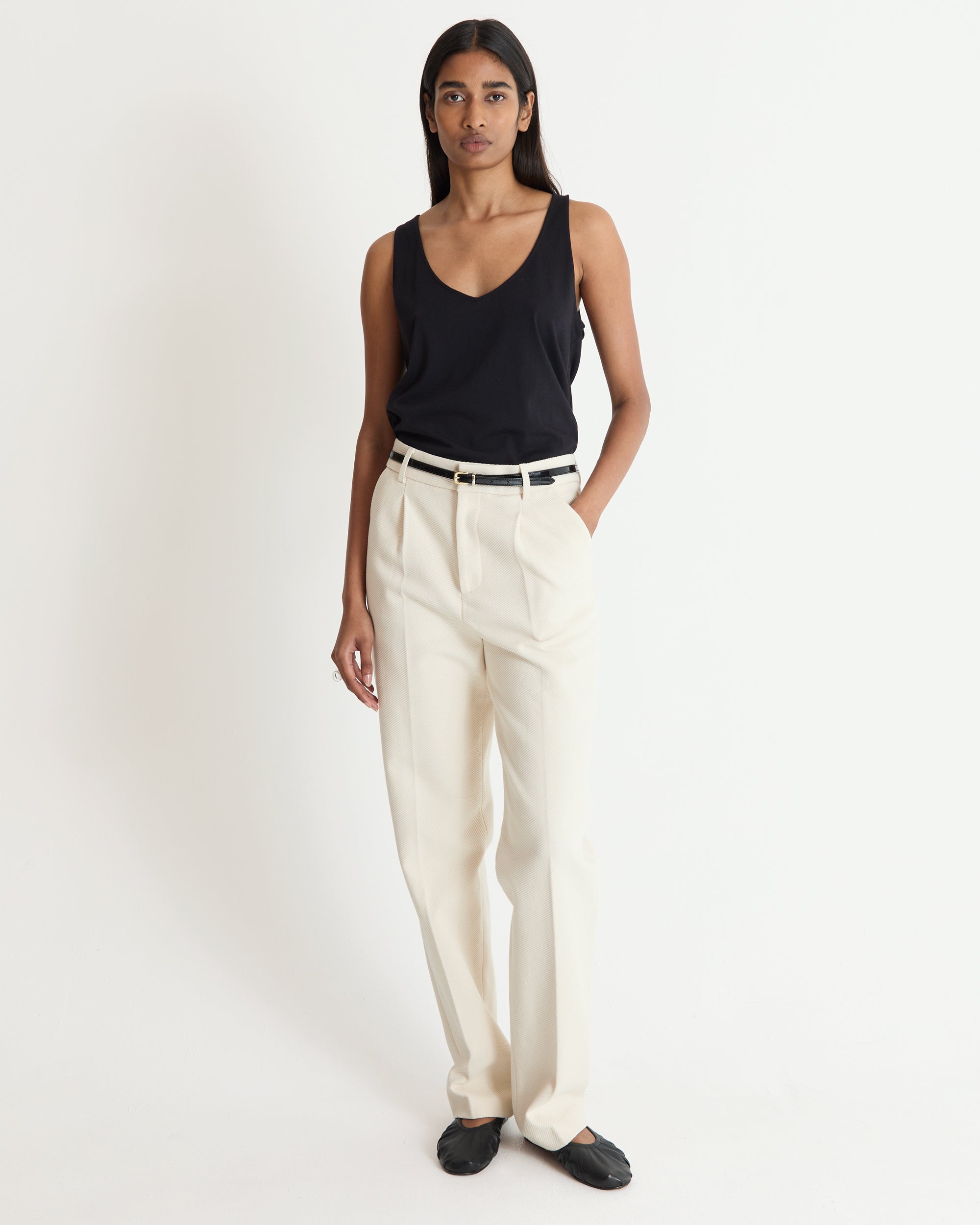 Pantalon Julia Ecru