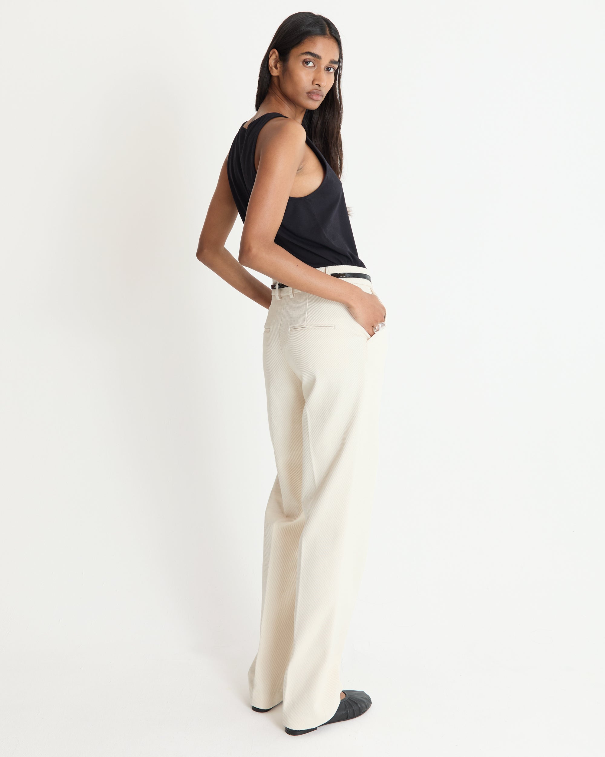 Pantalon Julia Ecru