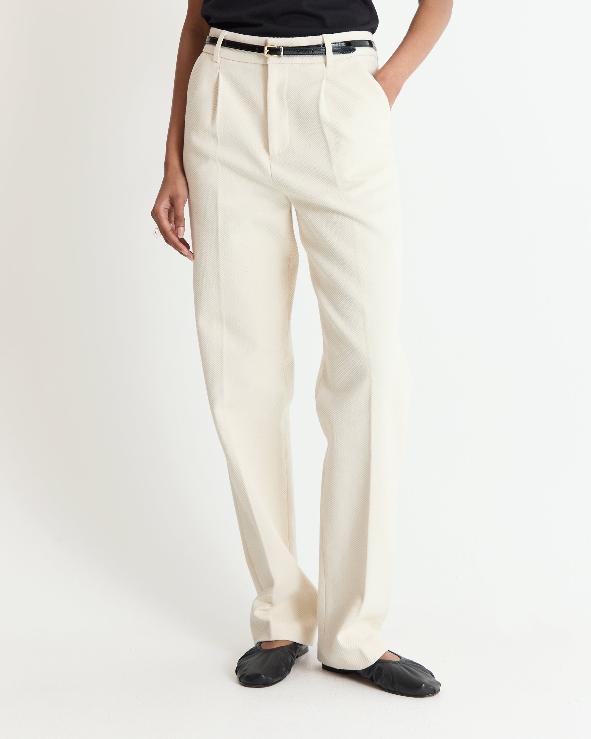 Pantalon Julia Ecru