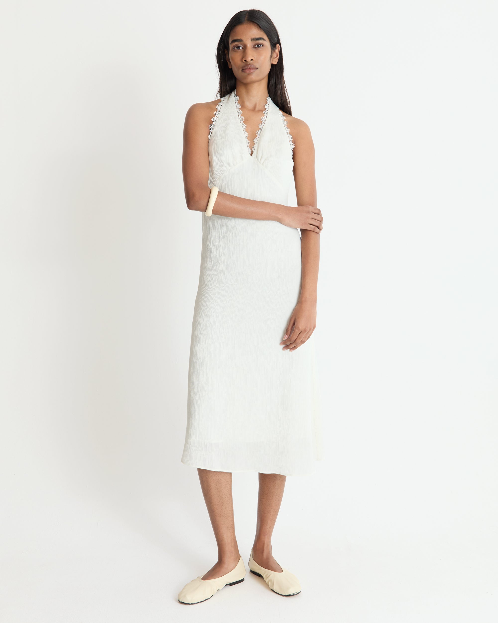 White Nebuleuse Dress
