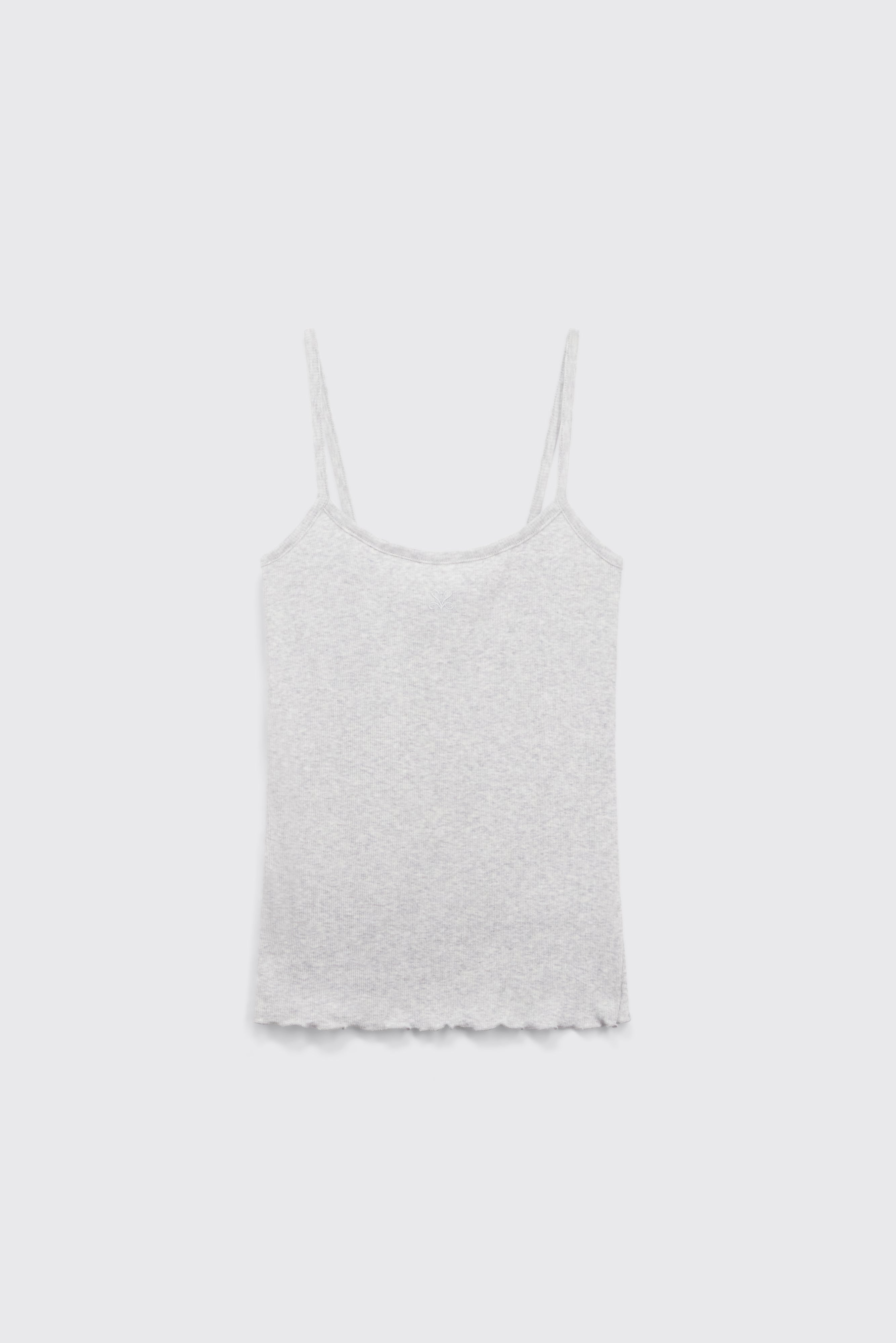 Heather Grey Spaghetti Tank Top