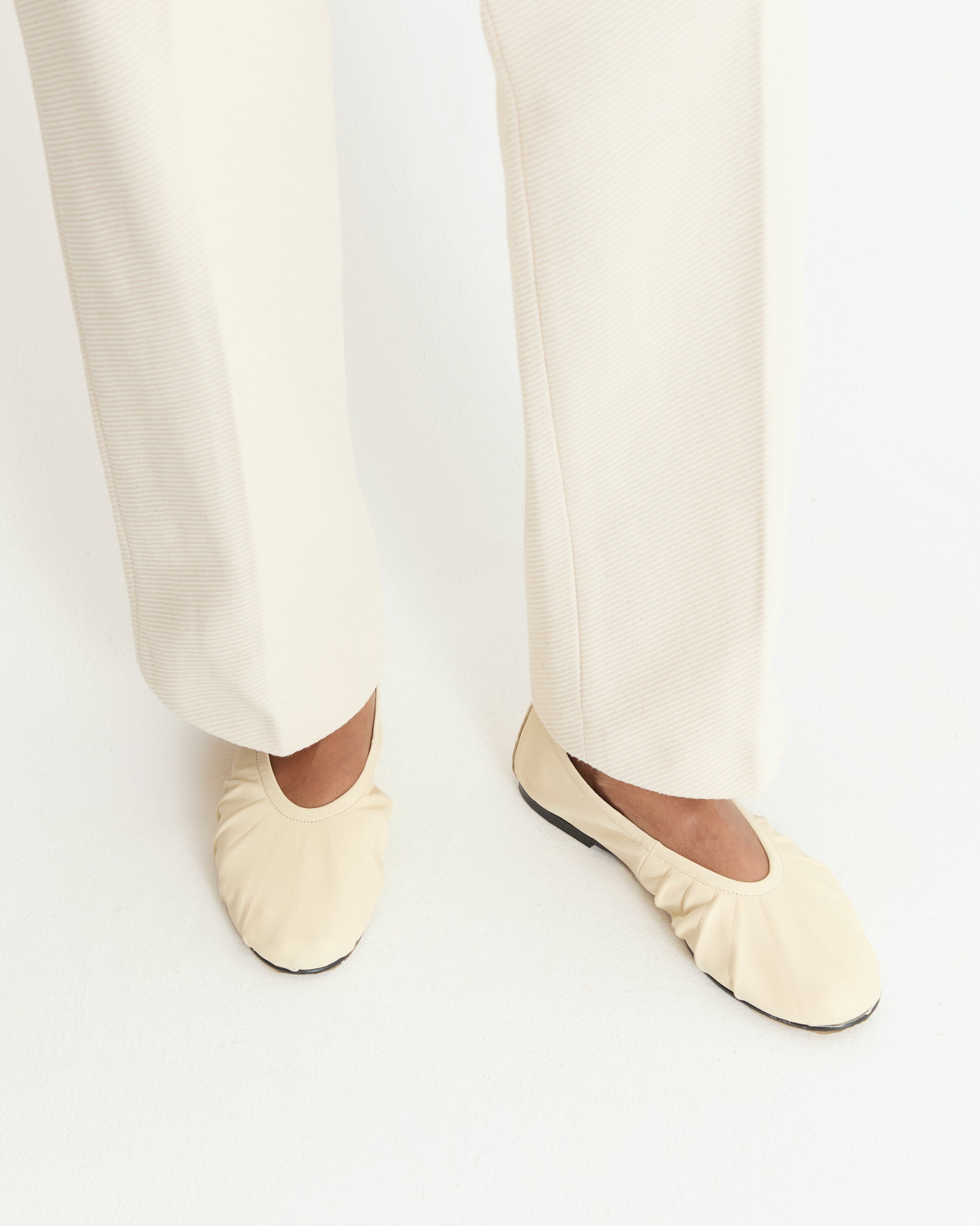 Ivory Ballerina Shoes