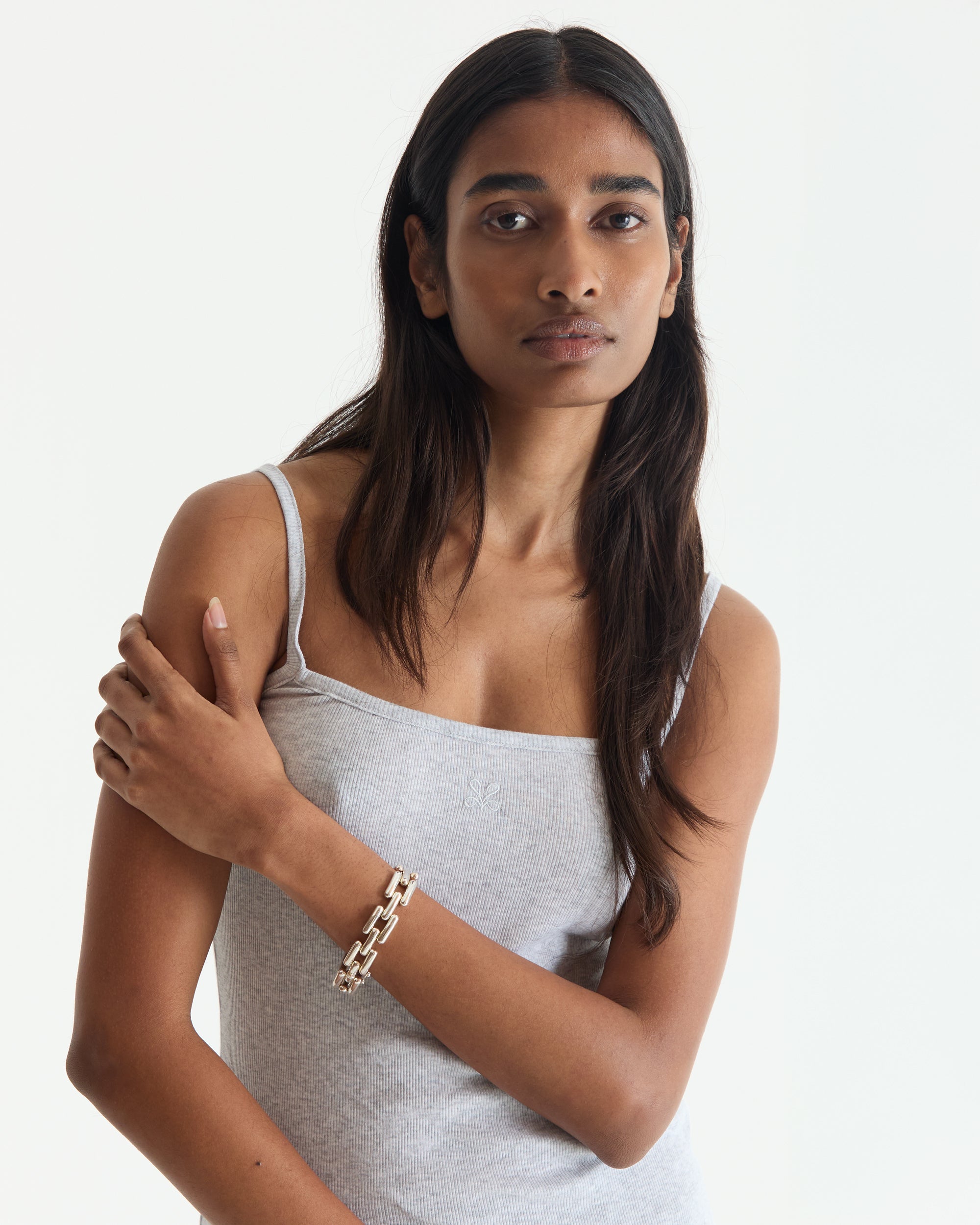 Heather Grey Spaghetti Tank Top