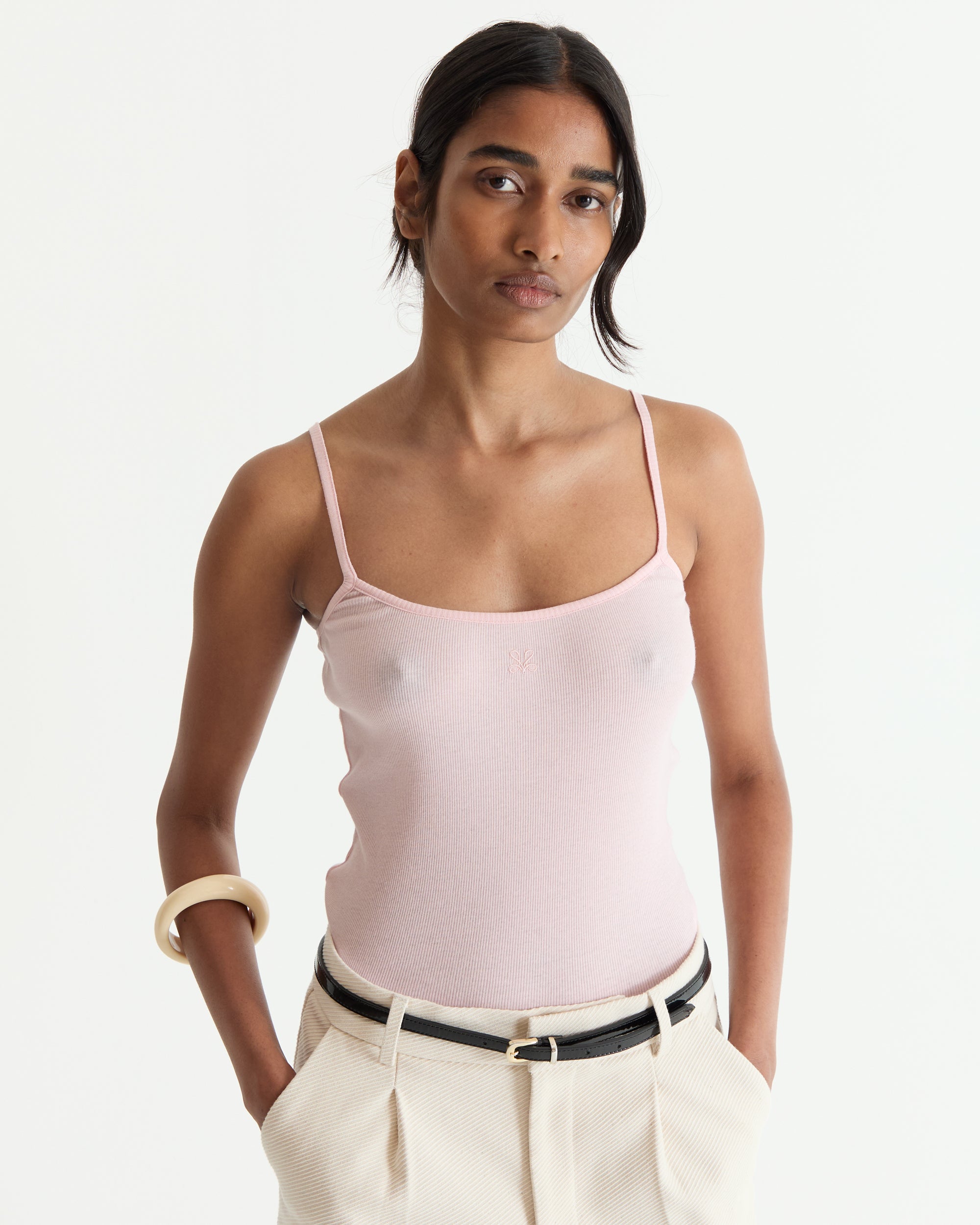 Baby Pink Spaghetti Tank Top